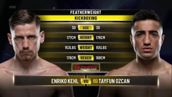 enriko kehl vs tayfun ozcan one championship full fight 600x338