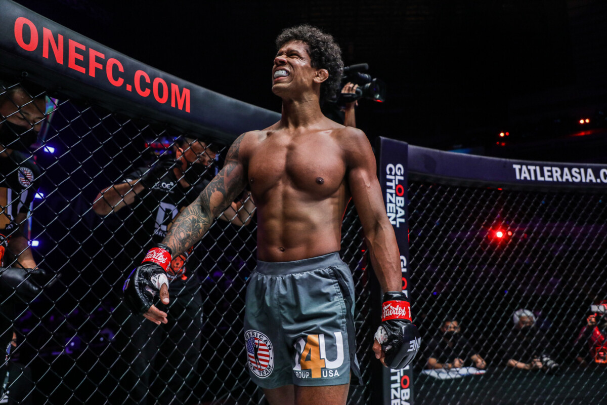 Adriano Moraes defends the ONE Flyweight World Title against Yuya Wakamatsu at ONE X