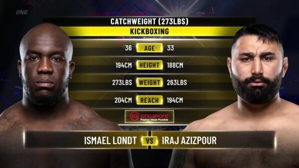 ismael londt vs iraj azizpour one championship full fight 600x338