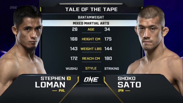 stephen loman vs shoko sato one championship full fight 600x338