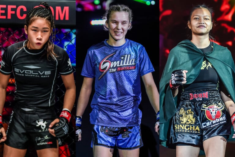 Teen fighters Victoria Lee, Smilla Sundell, and Supergirl