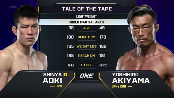 shinya aoki vs yoshihiro akiyama one championship full fight 600x338