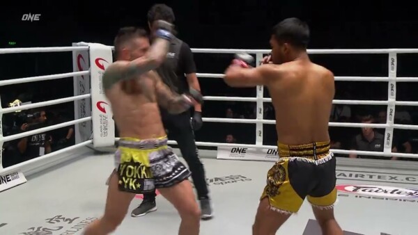 wildest muay thai fight in one history harrison vs rodlek 600x338