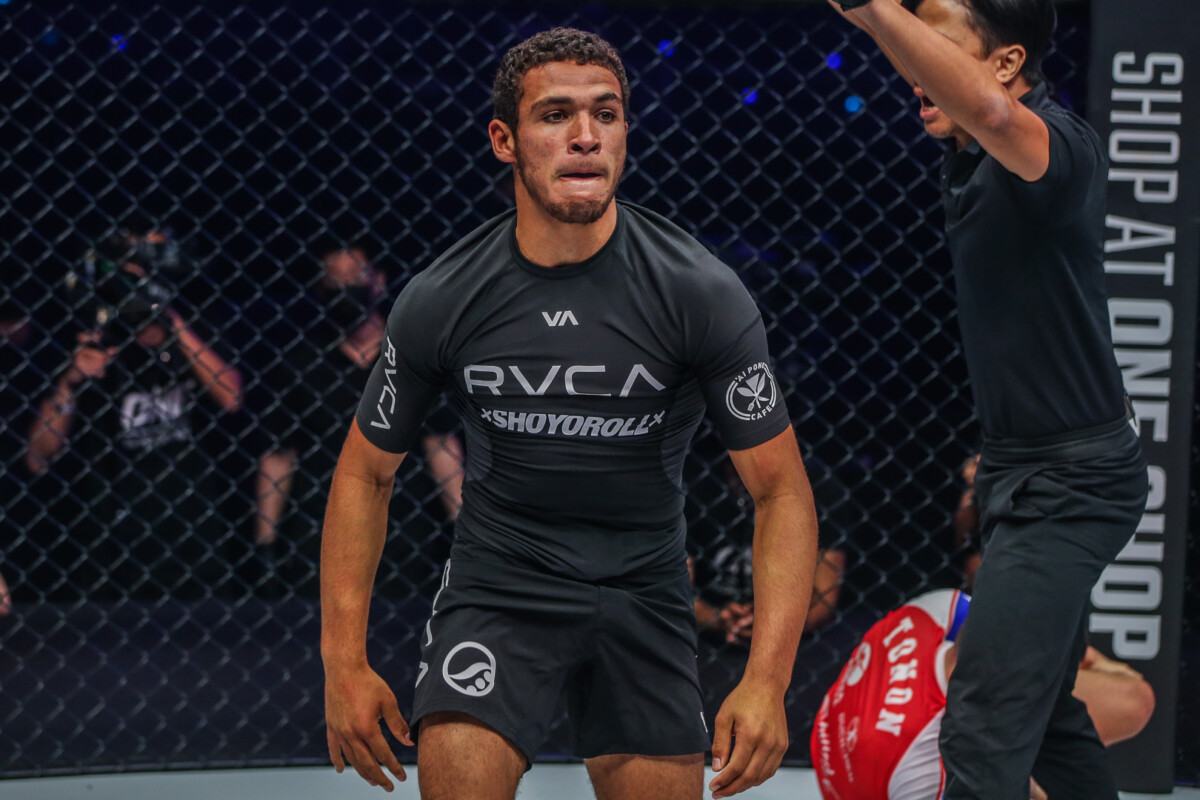 Tye Ruotolo submits Garry Tonon at ONE 157