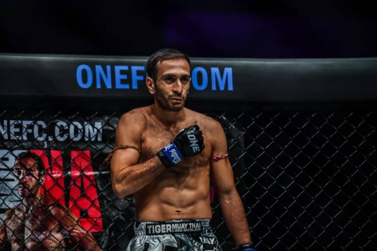 Amir Naseri stands in the Circle at ONE 157