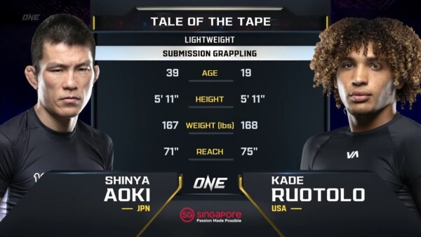 shinya aoki vs kade ruotolo one championship full fight 600x338