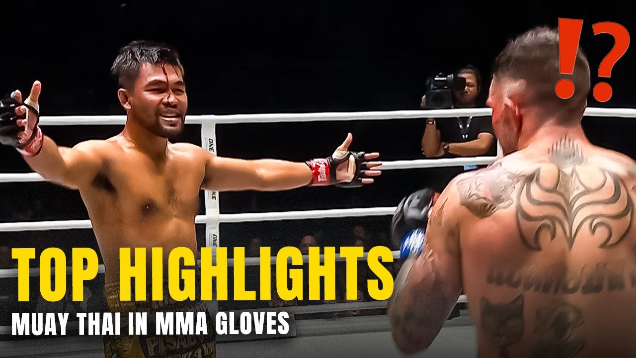 the best of muay thai with mma gloves in one championship