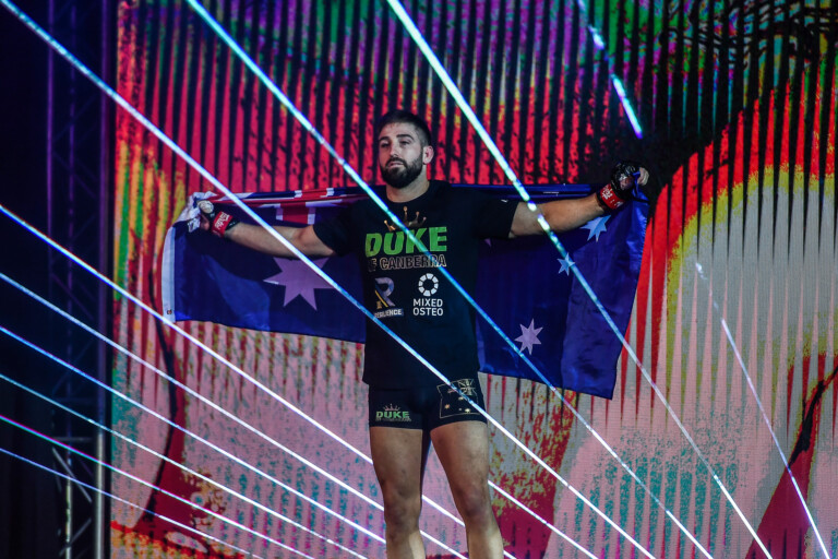 Duke Didier walks out at ONE 158