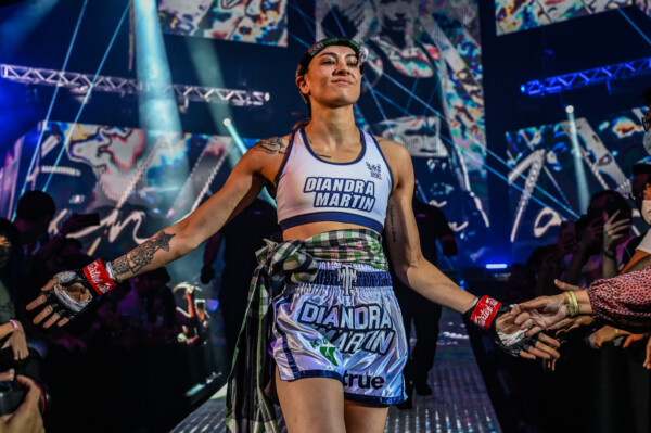Diandra Martin walks out at ONE on Prime Video 1