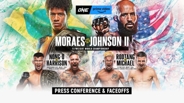 live in hd one on prime video 1 moraes vs johnson ii press conference 1 600x338