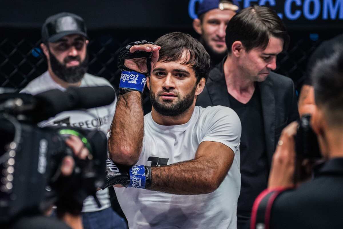 Shamil Gasanov’s reactions after his match against Kim Jae Woong at ONE on Prime Video 3