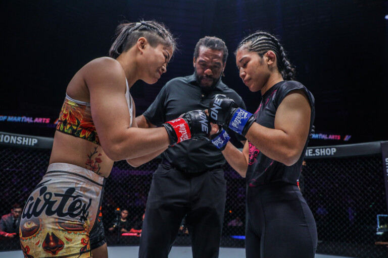 Stamp Fairtex and Jihin Radzuan faces each other at ONE on Prime Video 2