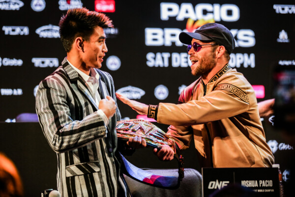 Joshua Pacio and Jarred Brooks