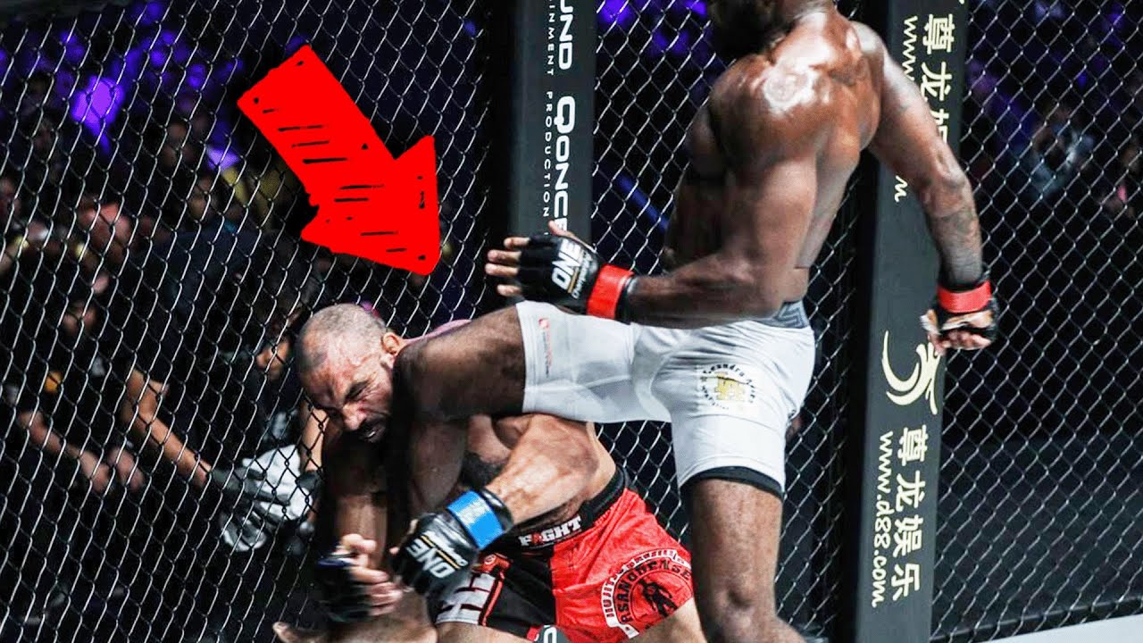 BRUTAL FLYING KNEE KNOCKOUT Leandro Ataides vs Mohamed Ali ONE