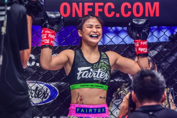 Stamp Fairtex in the Circle at ONE Fight Night 6