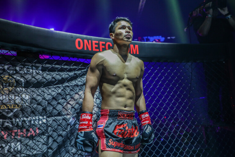 Superbon Singha Mawynn stands in the Circle at ONE Fight Night 6