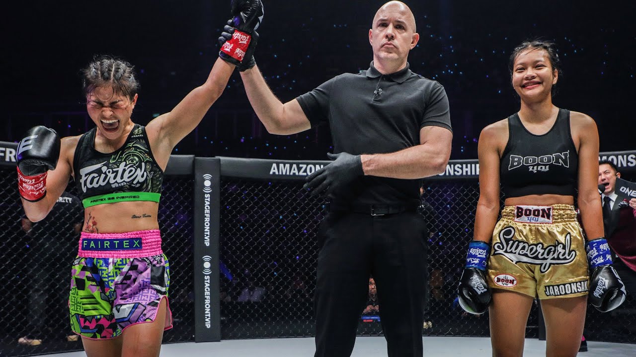 stamp fairtex reacts after razor close showdown with supergirl