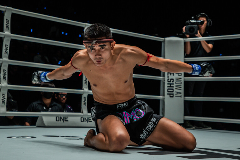 Superball Tded99 before his fight against Kongklai Annymuaythai at ONE Friday Fights 5