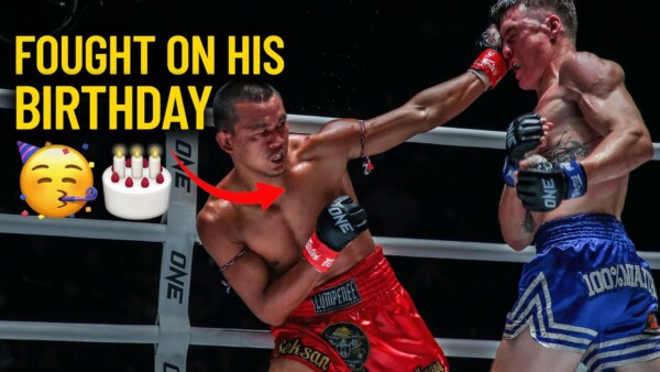 muay thai fighter went to war on his birthday aggressive muay thai duel 600x338
