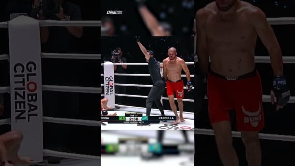 Ali Kabdulla  stops Alisson Barbosa with a VICIOUS standing elbow!