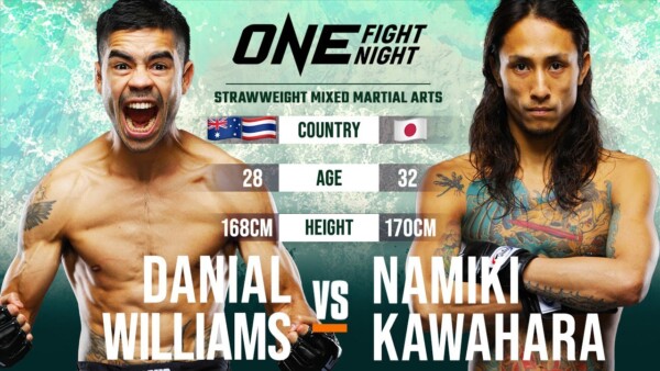 danial williams vs namiki kawahara one championship full fight 600x338