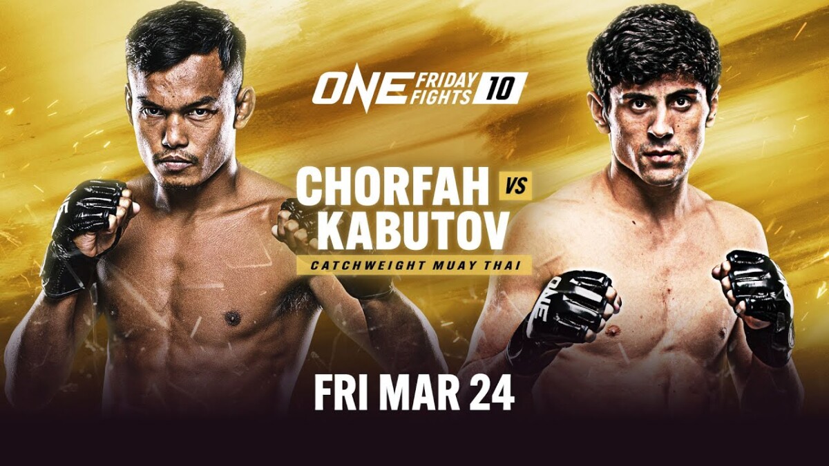 [Live In HD] ONE Friday Fights 10: Yodkritsada vs.Theptaksin - ONE