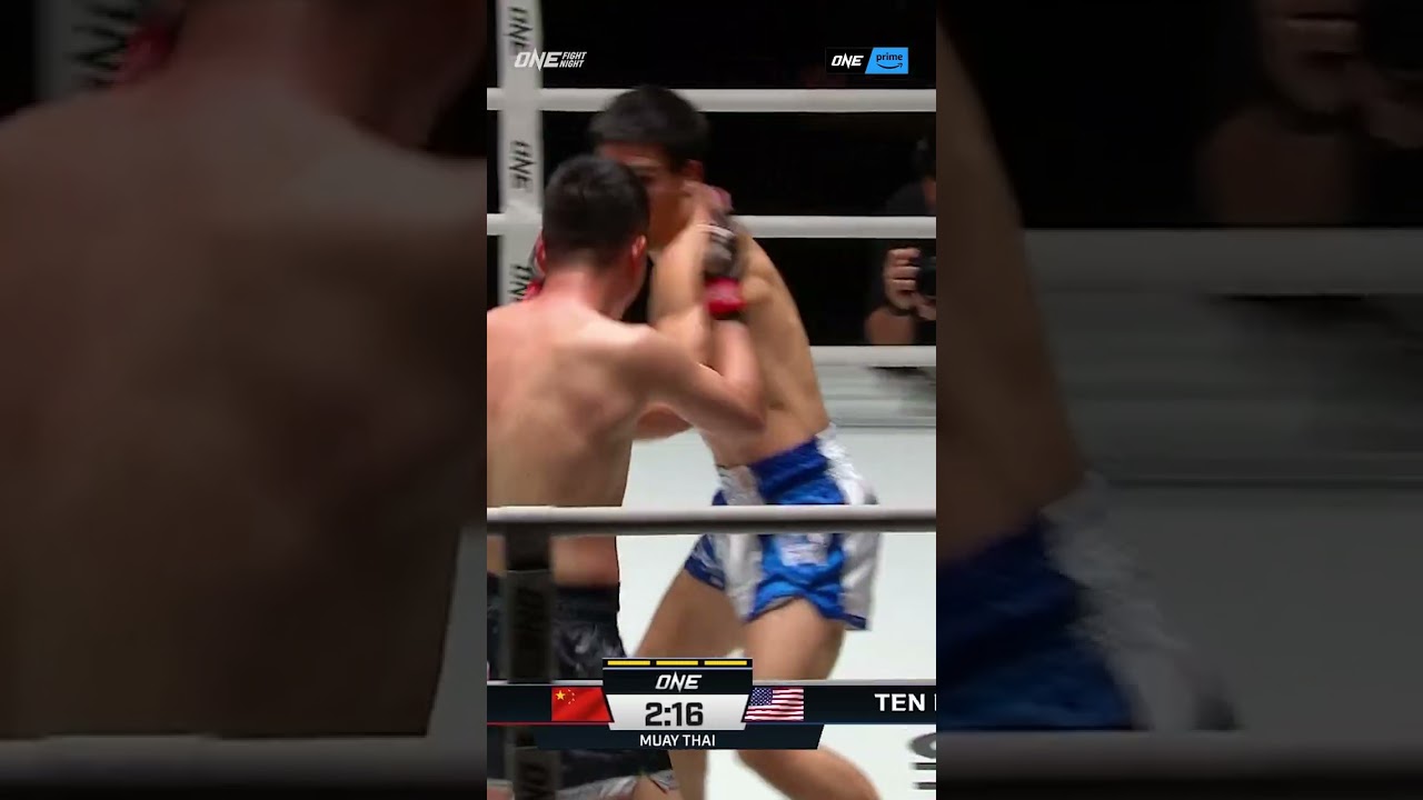 Asa Ten Pow  lands HEAVY shots on Han Zi Hao for the comeback KO!