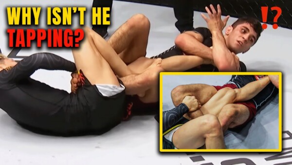 Crazy Leg Lock Attempt  Mikey Musumeci vs. Gantumur Bayanduuren