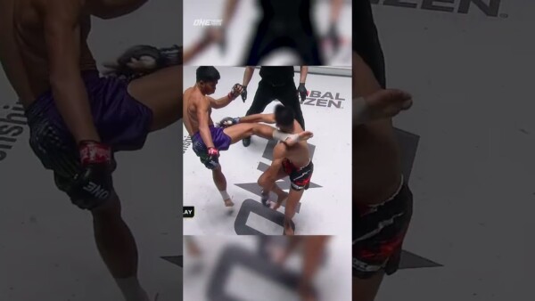 Ferrari lands a THUNDEROUS head kick! ⚡
