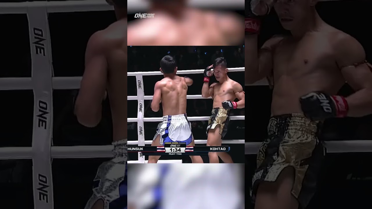 Khunsuk  wins a unanimous decision over Kohtao on the strength of two knockdowns!