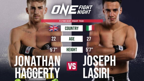 Muay Thai Banger  Jonathan Haggerty’s INTENSE ONE Debut!