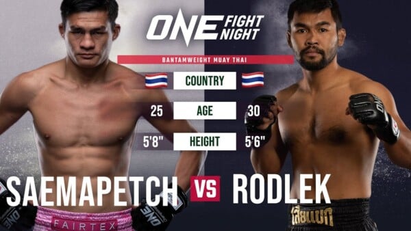 Muay Thai WAR  Saemapetch vs. Rodlek Full Fight