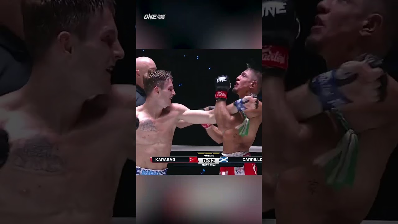 Nico Carrillo  stops Furkan Karabag in the final minute of the fight!