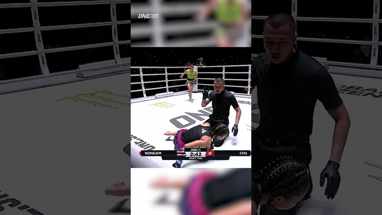 Nongam  drops a BOMB on Chu Nga Sze for the KO win!