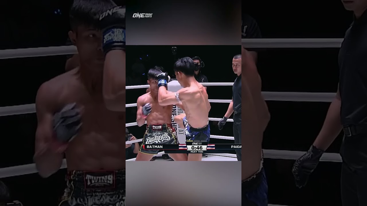 Paidang drops Batman TWICE in Round 1 en route to a unanimous decision win!