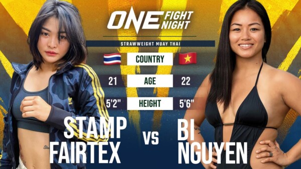 The Sound Of Those SHOTS  Stamp Fairtex vs. Bi Nguyen Full Fight