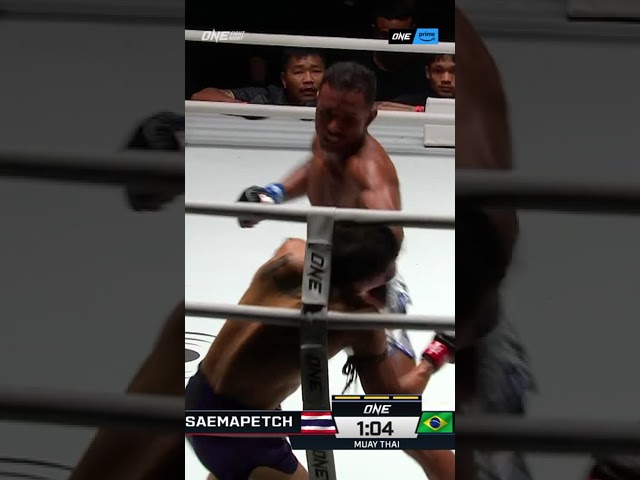 What. A. COMEBACK! Felipe Lobo  storms Saemapetch to finish the fight late in Round 3!