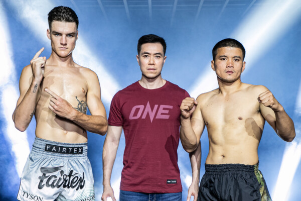 Tyson Harrison faces off with Pongsiri PK Saenchai at ONE Friday Fights 18