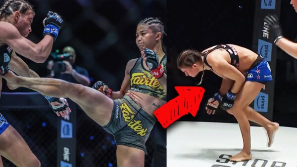CRUSHING Body Kick  Stamp Fairtex KOs Alyse Anderson
