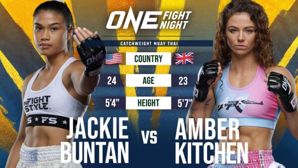 Jackie Buntan vs. Amber Kitchen | Muay Thai Full Fight