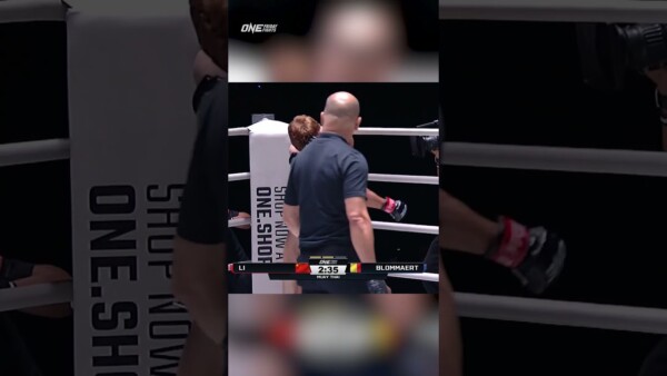 Li Guaozhen RIPS Jelte Blommaert’s body for an early second round knockdown!