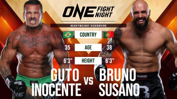Scary HEAVYWEIGHT Spinning Kick  Guto Inconte vs. Bruno Susano