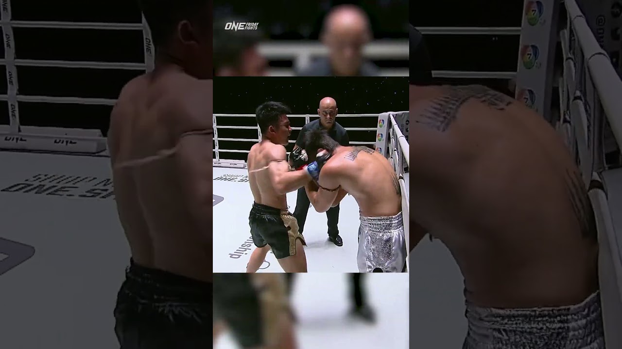 Worlaphon UNLOADS with punches to end Round 2!