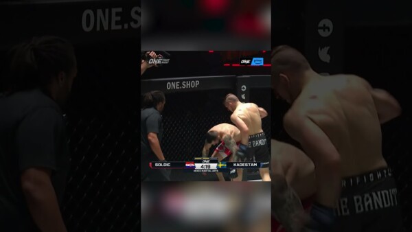 Zebaztian Kadestam  obliterates Roberto Soldic in the opening minute of Round 2!