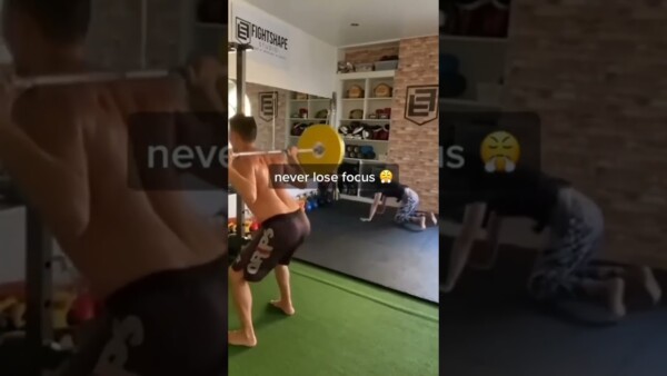 Never lose focus, kings  Could you stick to your workout routine if someone was doing this?
