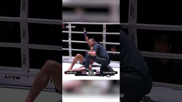 Suablack  drops a BOMB on Thanungern for the KO win in his ONE debut!