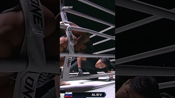 Asliddin Eshankulov  clubs and subs Nadyr Aliev to start ONE Friday Fights 24!