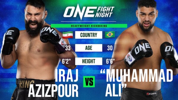 Massive Heavyweight Shots  Iraj Azizpour vs. Bruno Chaves