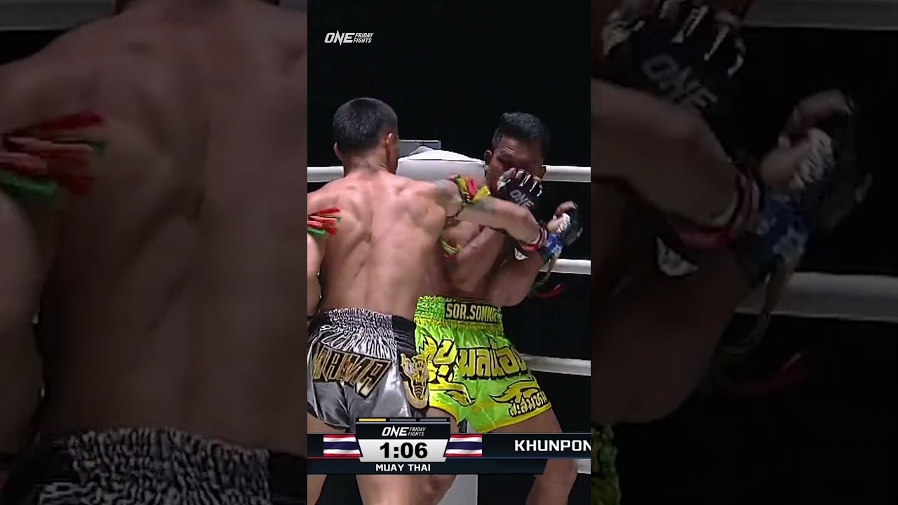 Puengluang  sparks Khunponnoi in under two minutes!