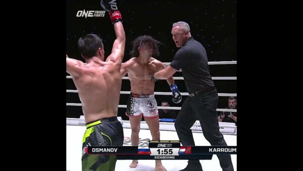 BEAUTIFUL spinning backfist from Elbrus Osmanov ️
